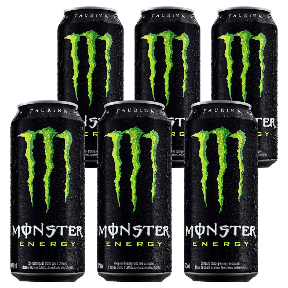 Energético Energy Monster 473ml - Pack 6 unidades