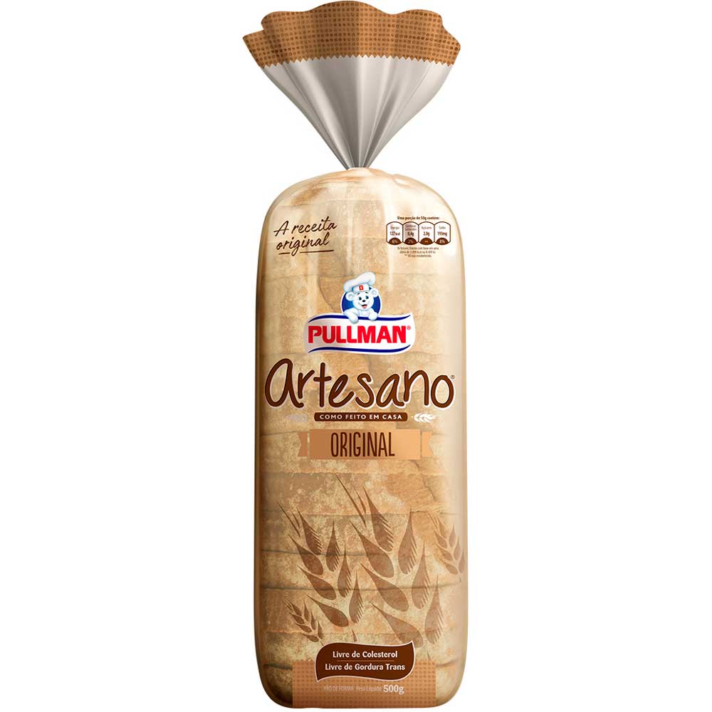 Pão de Forma Artesano Pullman 500g