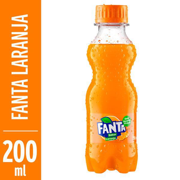 Refrigerante de Laranja Fanta 200ml