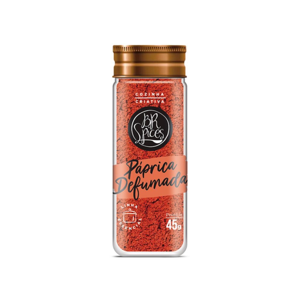 Páprica Defumada com Tampa Dosadora BR Spices 45g