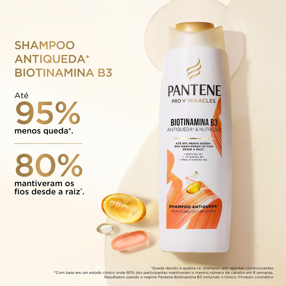 Kit Shampoo 300ml + Condicionador 150ml Bio B3 Pantene | Tenda Atacado