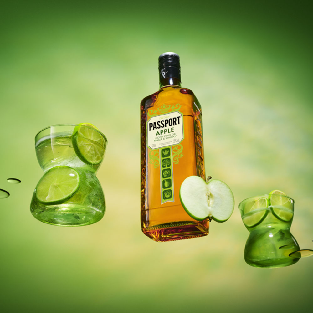 Whisky Passport Apple 670ml - Sabor Frutado e Suave | Tenda Atacado