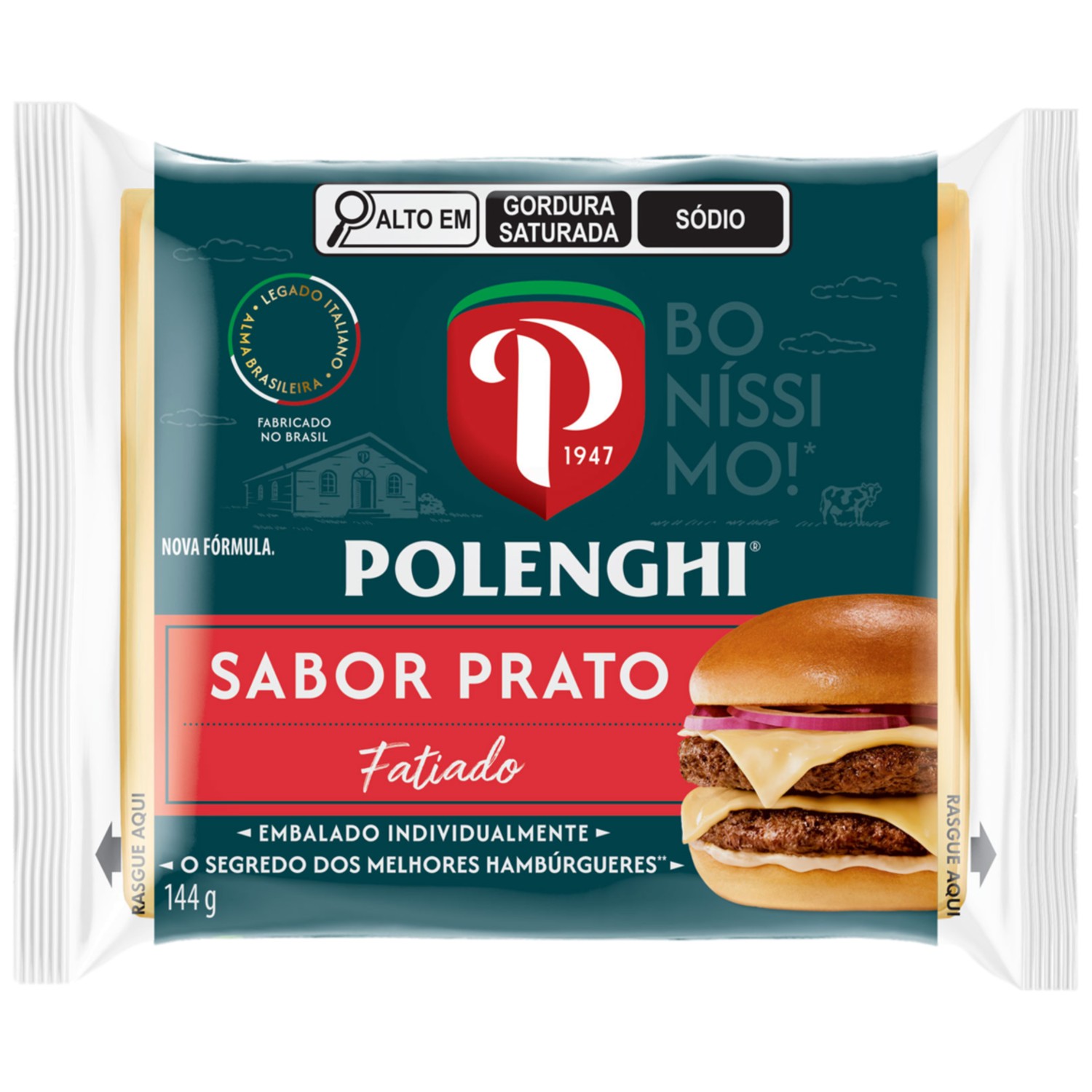 Queijo Sandwich-In Prato Polenghi 144g