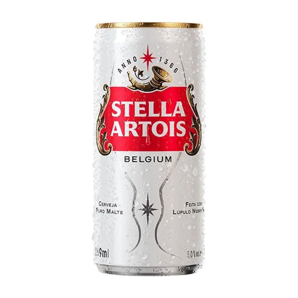 Cerveja Premium Stella Artois Pack com 8 unidades 269ml cada