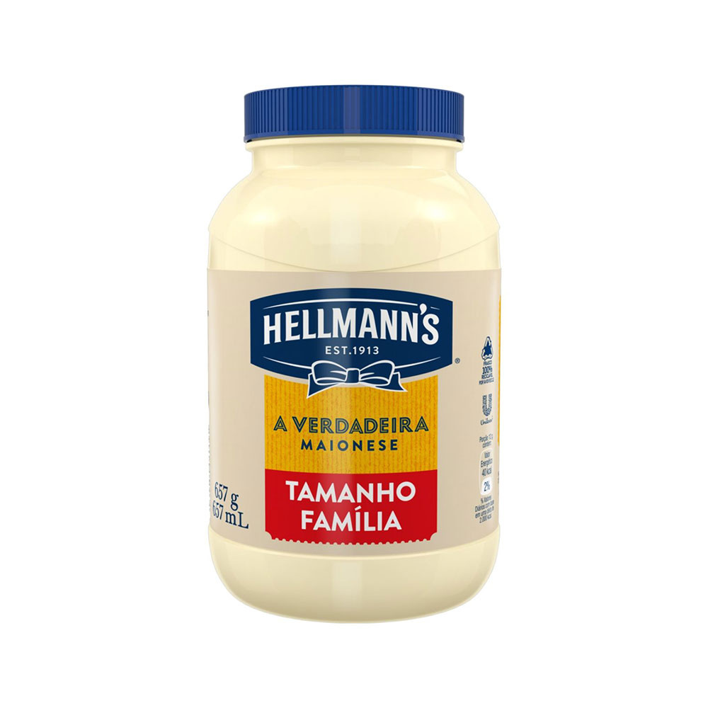 Maionese Hellmanns 657g