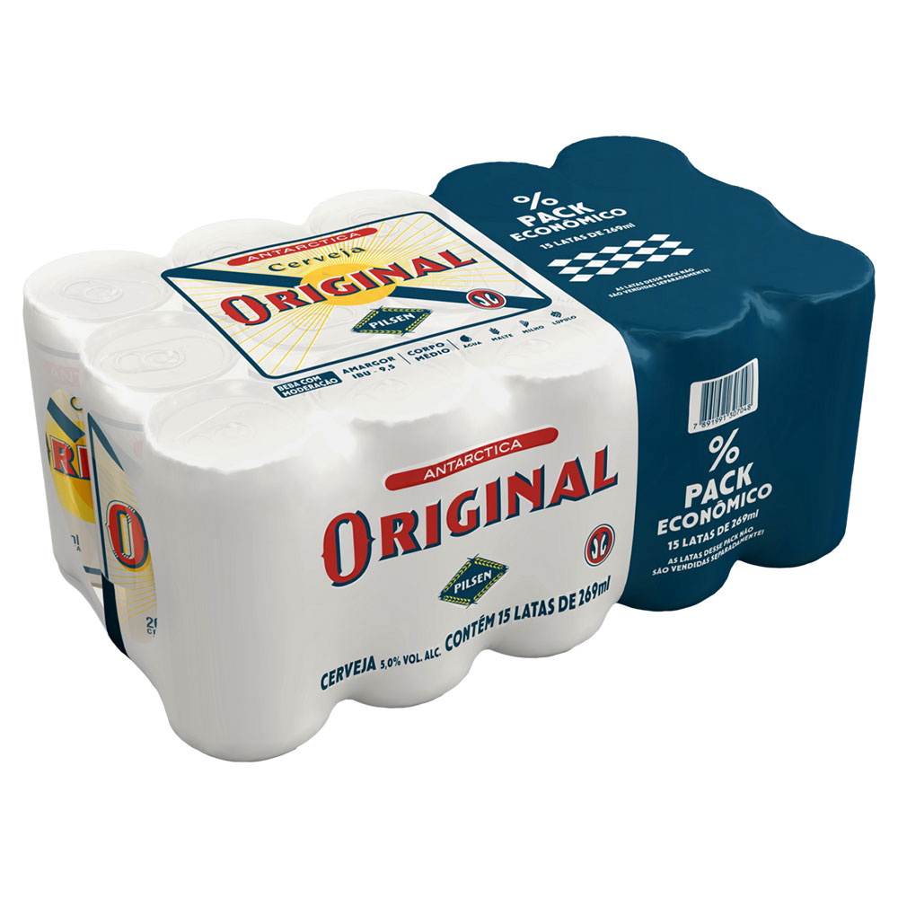 Cerveja Pilsen Original 15 Latas de 269ml