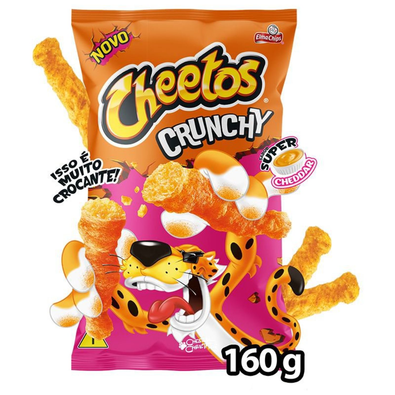 Salgadinho Cheetos Crunchy Super Cheddar 160G
