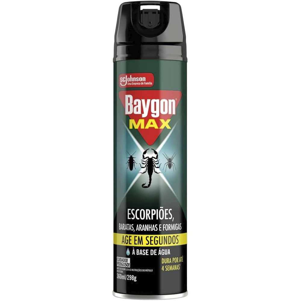 Inseticida Aerossol Baygon Mata Baratas e Formigas - 360ml