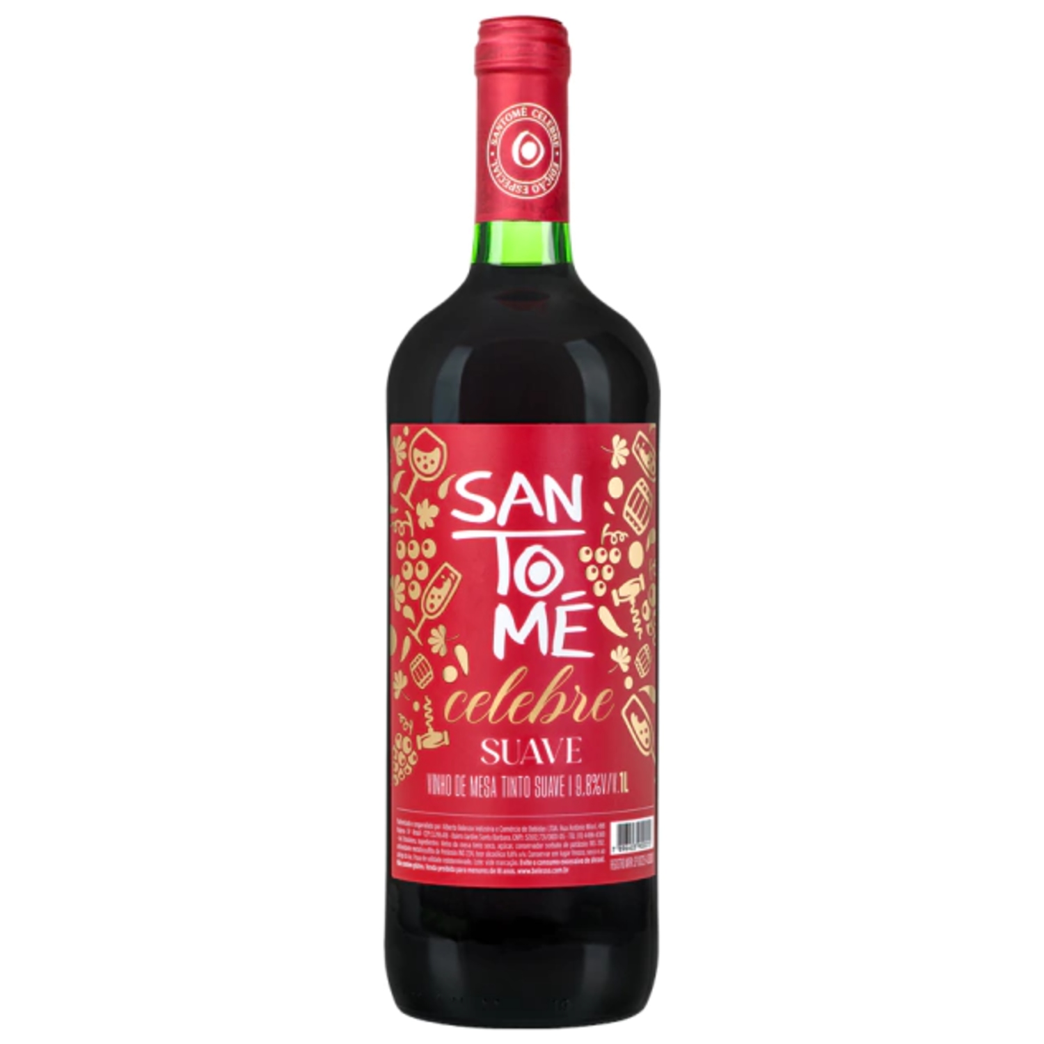 Vinho Nacional San Tome Suave 1L