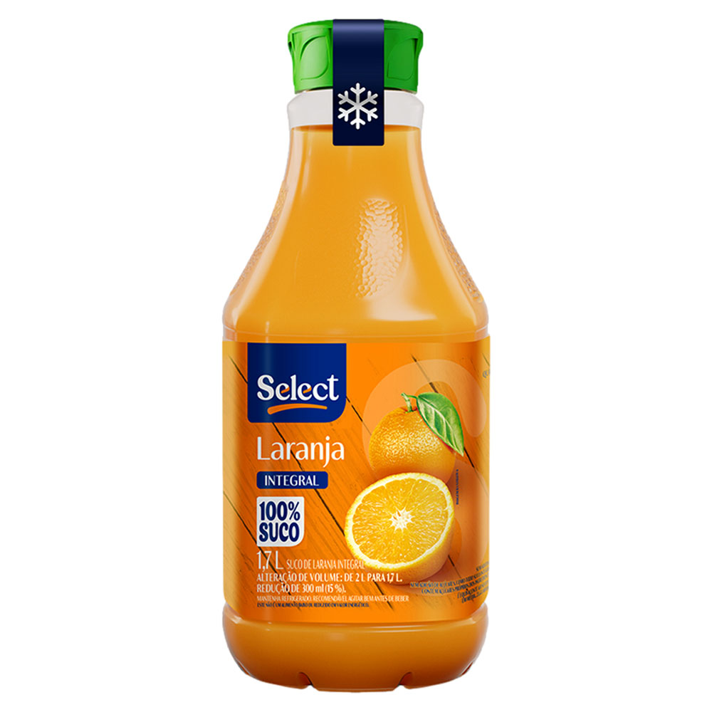 Suco de Laranja Refrigerado Select 1,7L