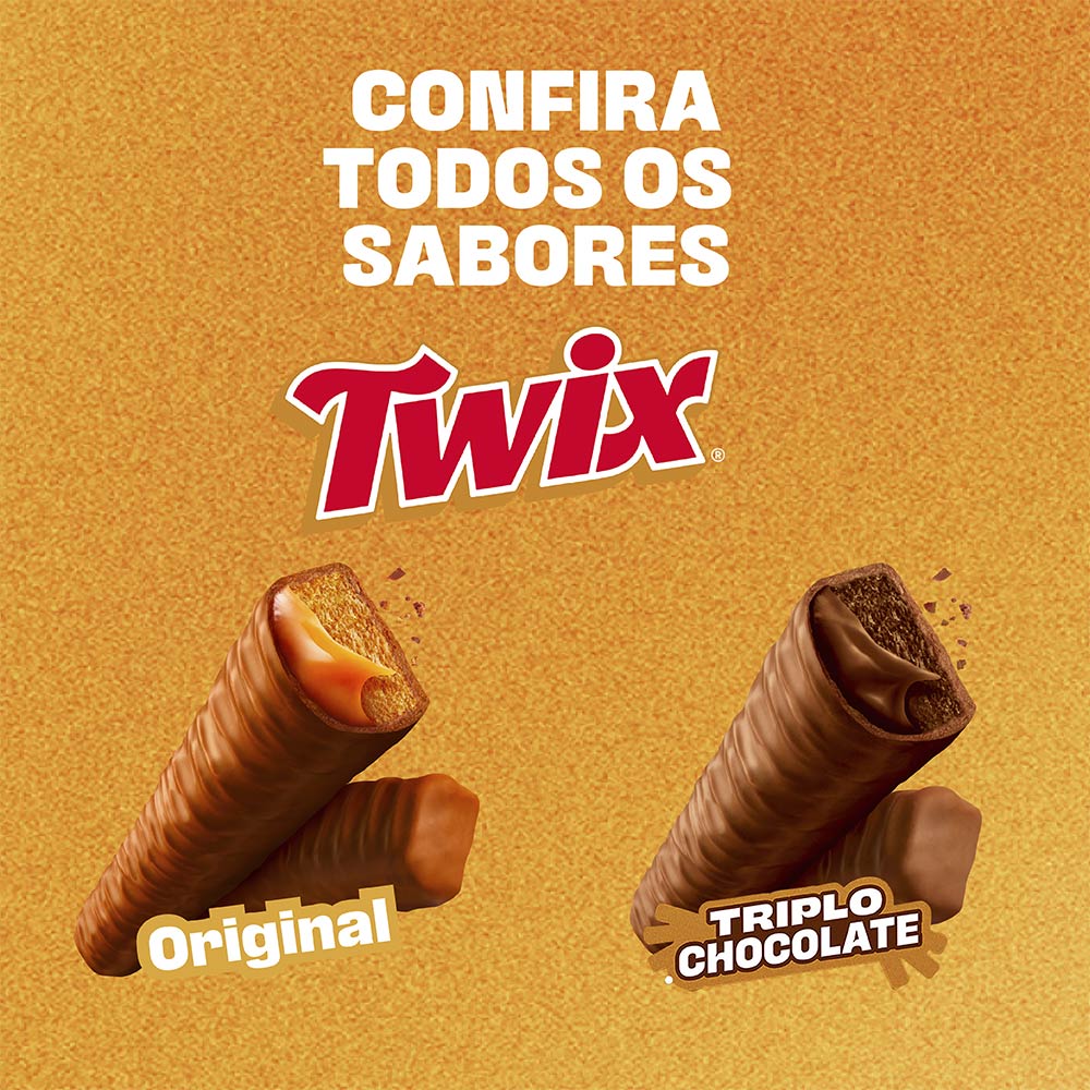Chocolate Twix Original Unidades de 15g | Tenda Atacado