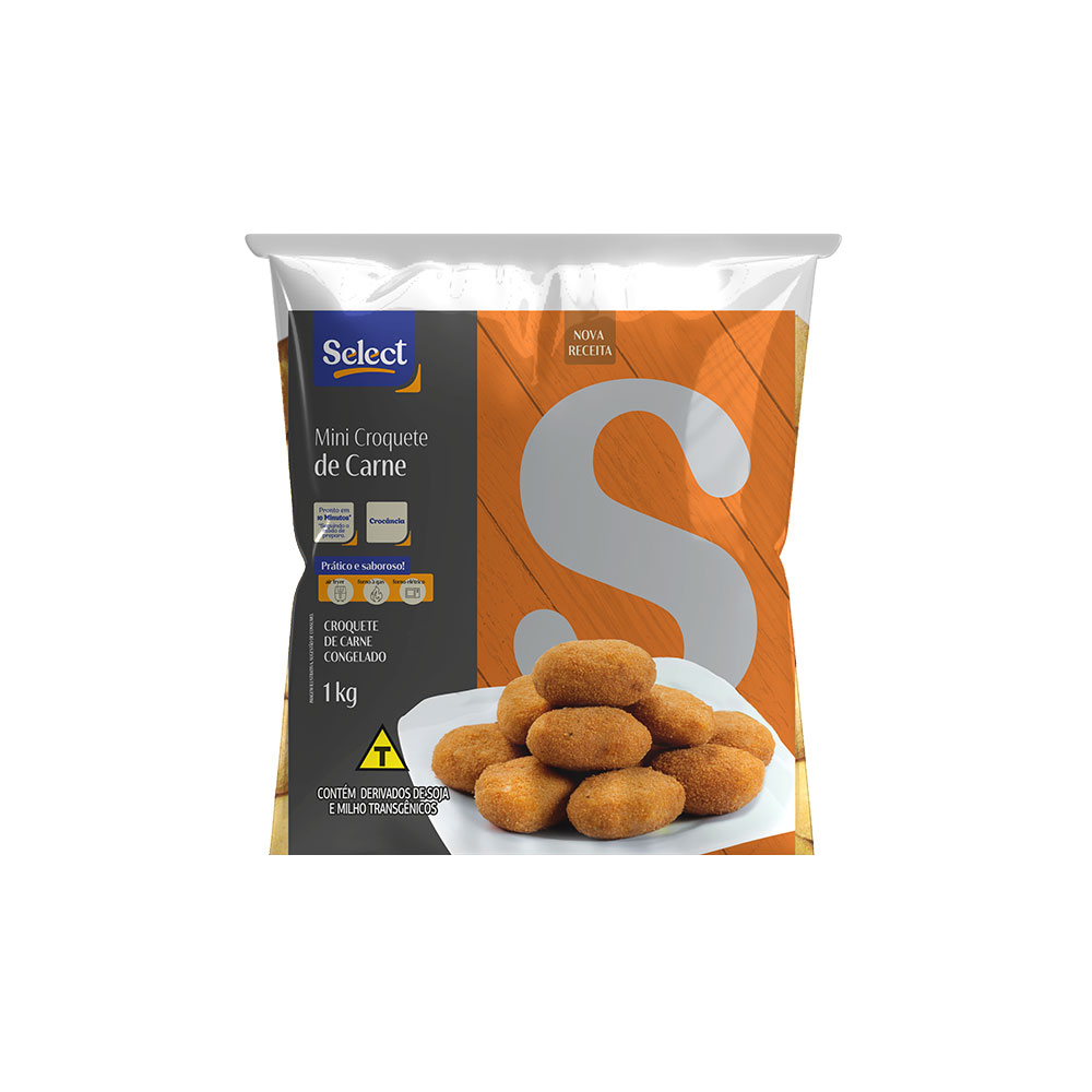 Mini Croquete Select - Congelado, 1kg