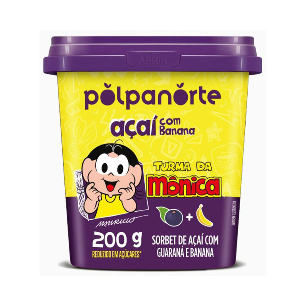 APACランド 1.2.3 全種15枚 1970072 Creme de Açaí com Banana Turma da Mônica Polpa Norte 200g | Tenda