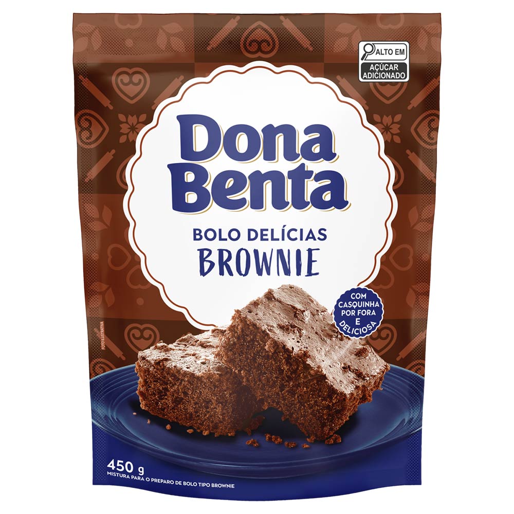 Mistura para Bolo Delícias Brownie Dona Benta 450g