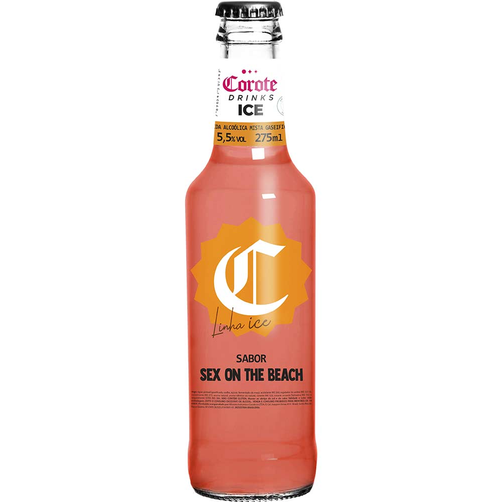 Bebida Mista Alcoólica Sex On The Beach Corote Ice 275ml Tenda  