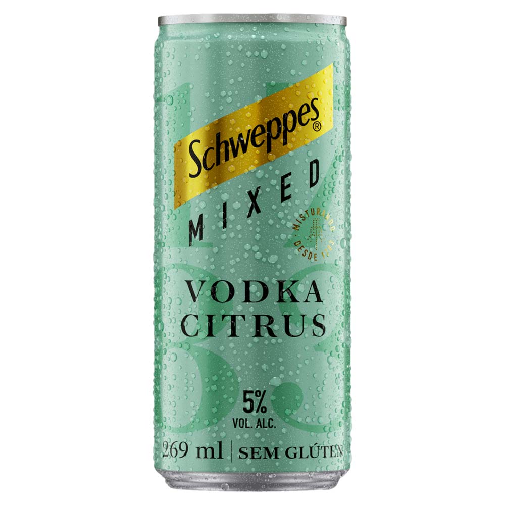 Gin Tônica Sabor Citrus Schweppes 269ml | Tenda Atacado