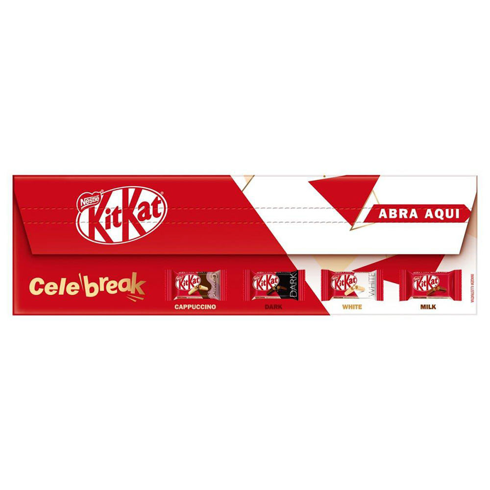 Chocolate Kitkat Celebreak Caixa 185,6g 16 Unidades | Tenda Atacado