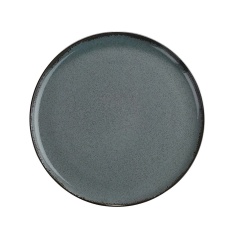 Prato Raso 100% Porcelana Azul Perola Inga 27cm