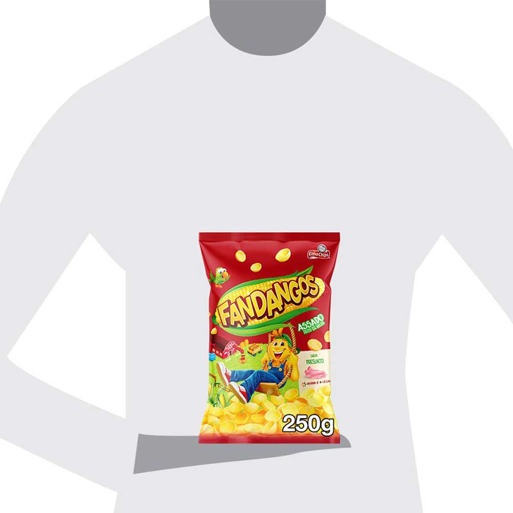 Salgadinho Presunto Elma Chips Fandangos 250g | Tenda Atacado