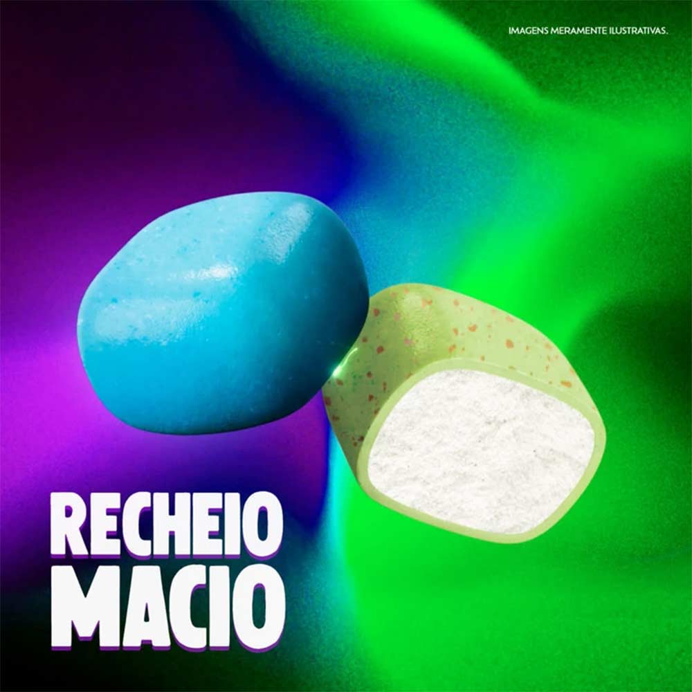 Chiclete Trident X Gamers Acid Berry Sem Açúcar Pote 48,3g | Tenda