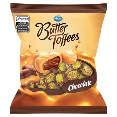 Bala Chocolate Butter Toffees Arcor 400g