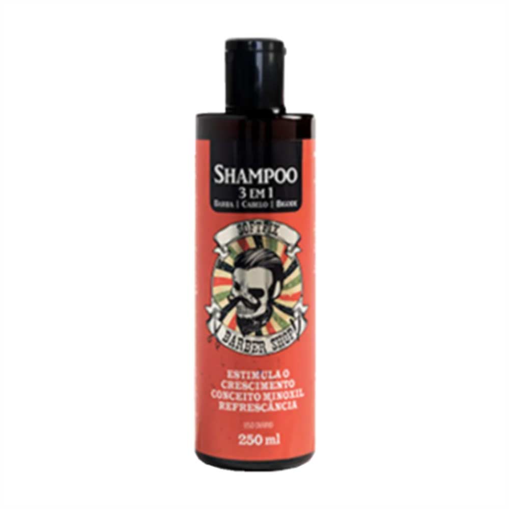 Shampoo Crescimento Barber Shop Soft Fix 250ml | Tenda Atacado