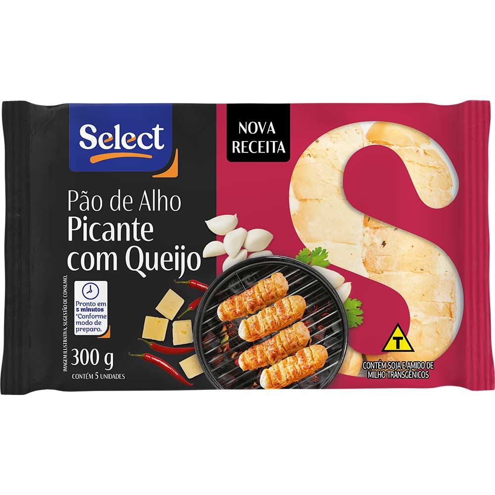Pão de Alho Baguete Picante Select 300g