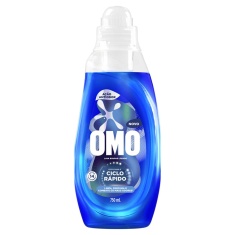 Lava-Roupas Líquido Ciclo Rápido Ação Antiodor Omo 750ml