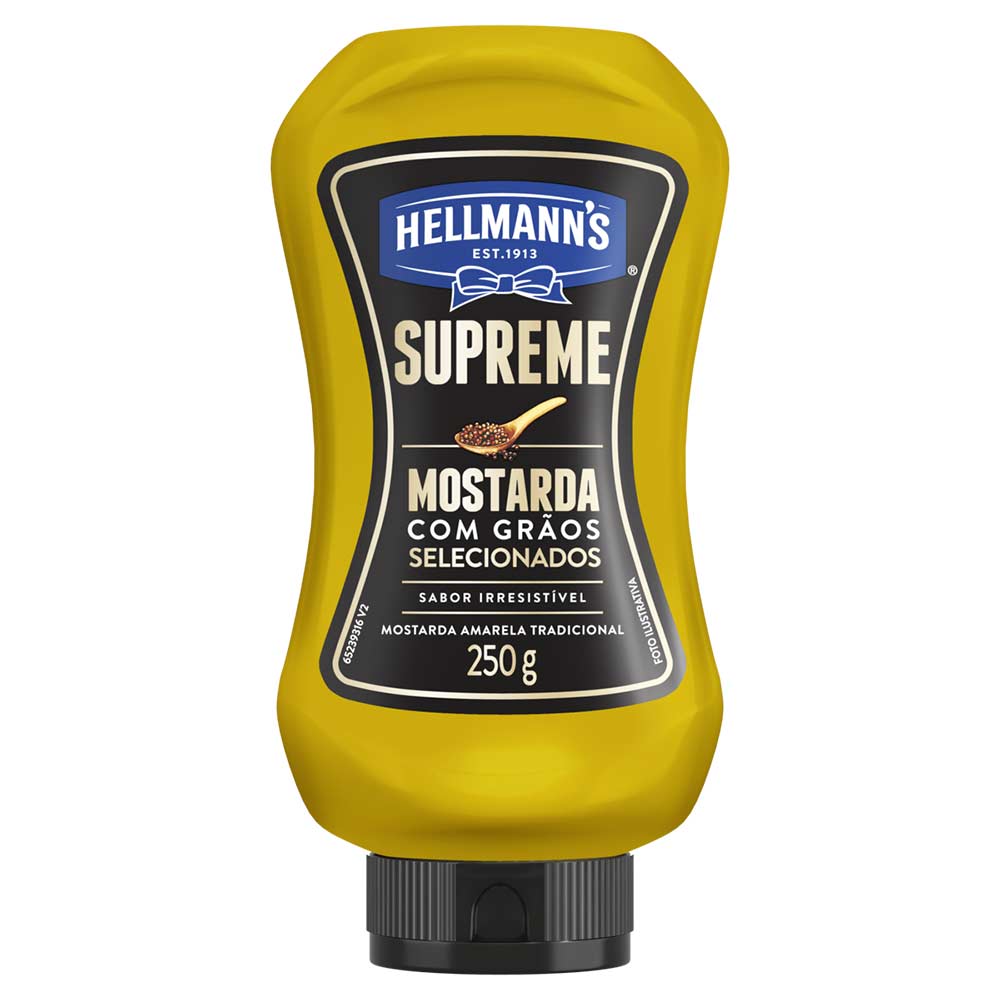 Mostarda Hellmanns Supreme cremosidade extra