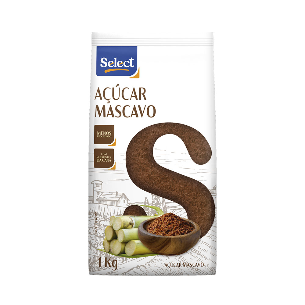 Açúcar Mascavo Select 1kg