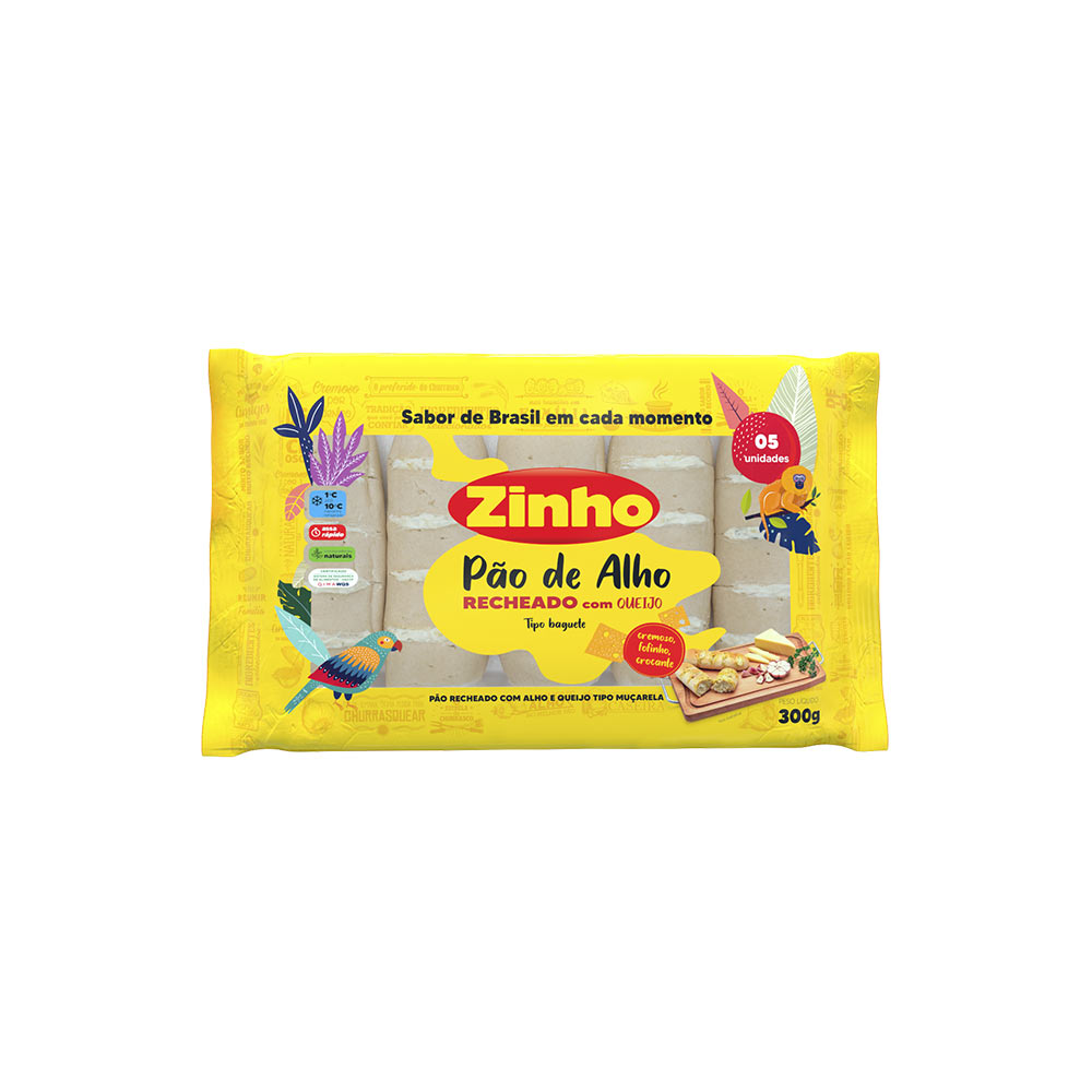 Pão de Alho Tradicional Zinho 300g
