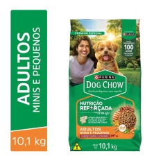 Ração para Cães Adultos Minis e Pequenos Dog Chow Carne, Frango e Arroz 10,1kg