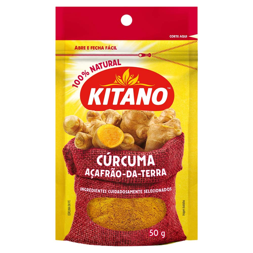 Cúrcuma Pó Kitano Pouch 50g
