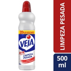 Limpador para Limpeza Pesada Cloro Ativo Embalagem Econômica Veja 500ml