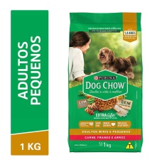 Ração para Cães Adultos Minis e Pequenos Frango e Arroz Dog Chow 1kg