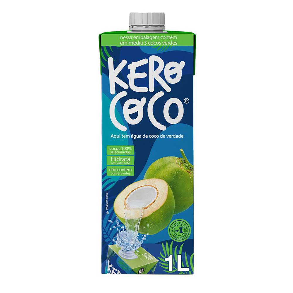 Água de Coco Kero Coco 1L | Tenda Atacado