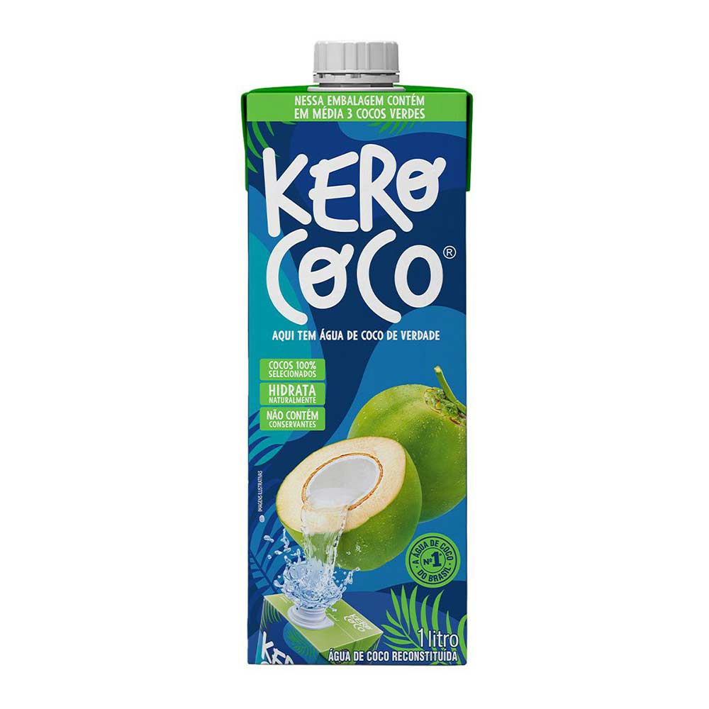 ☆R☆coco☆ Água de Coco Kero Coco 1L | Tenda Atacado