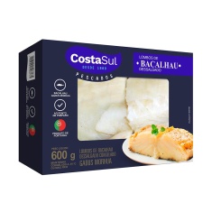Lombo de Bacalhau Congelado Costa Sul 600g