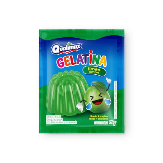 Gelatina em Pó Limão Qualimax 20g
