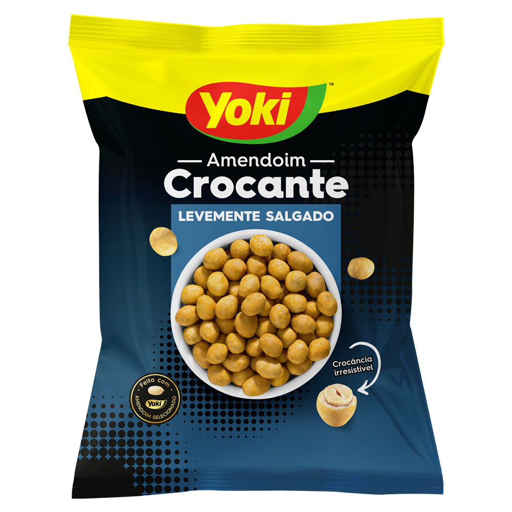 Amendoim Crocante Salgado Yoki Pacote 800g