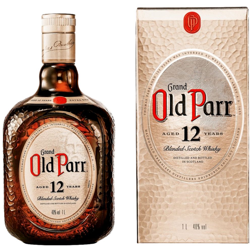 Whisky Old Parr 12 Anos 1l | Tenda Atacado